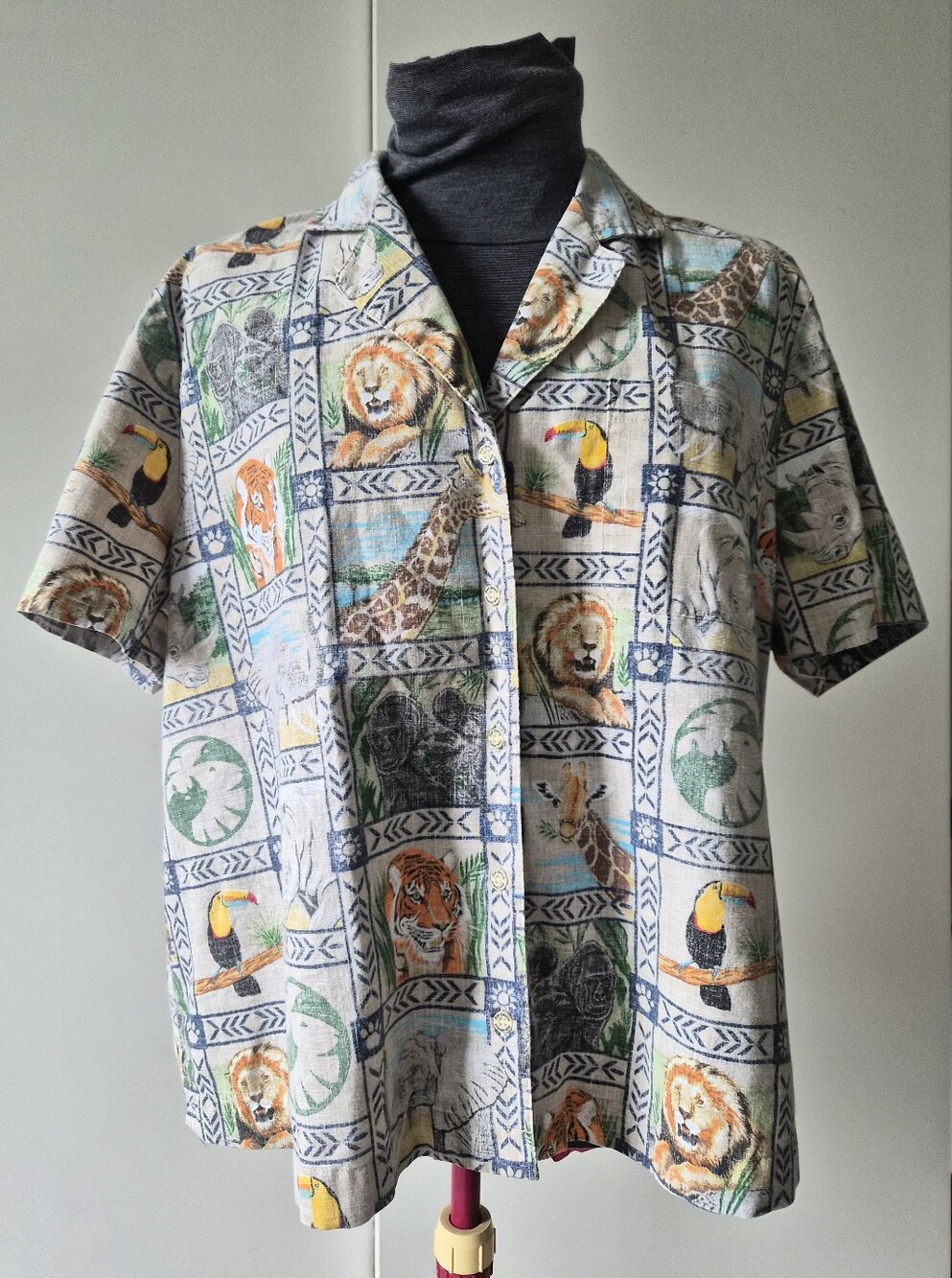 Reyn Spooner x San Diego Zoo Button Up Short Sleeve